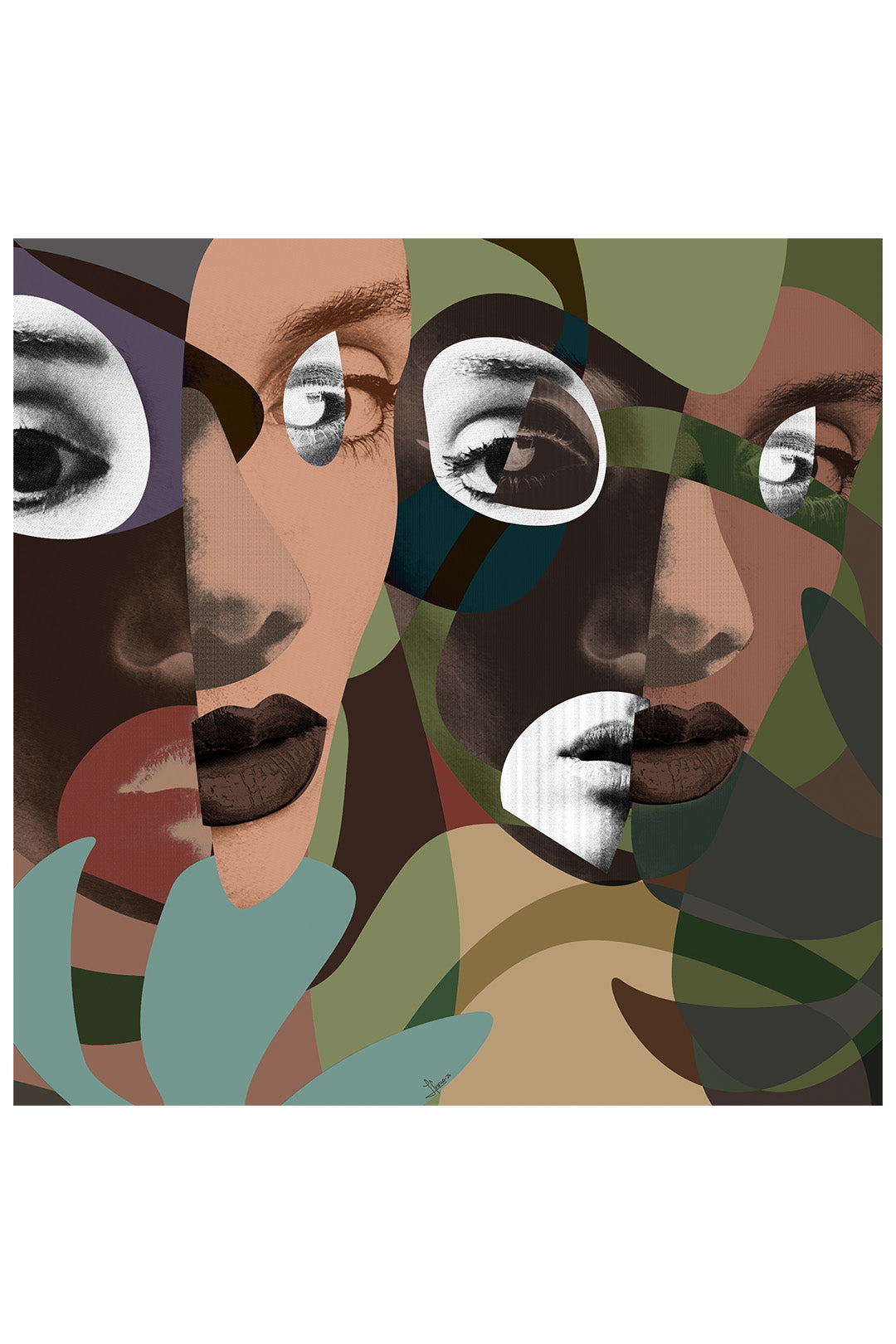 Unique Digital Artwork 'In the Tropics'