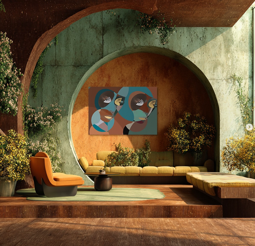 Unique Digital Artwork 'Diosa Duno'