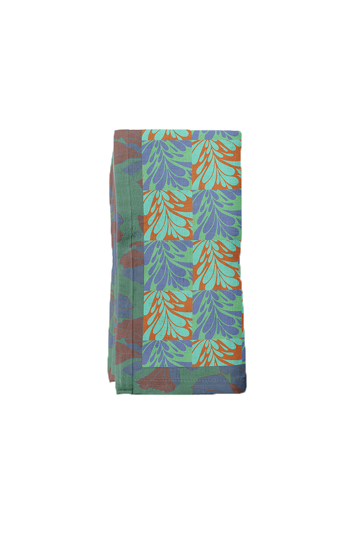 Napkins Drops in Acqua | Set of 4