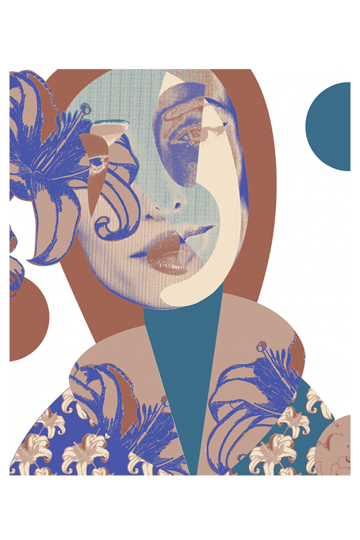 Limited Edition 'Fémina Vestida De Flores Tropicales 11/16'