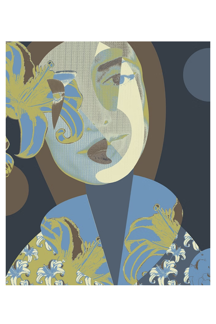 Limited Edition 'Fémina Vestida De Flores Tropicales 2/16'