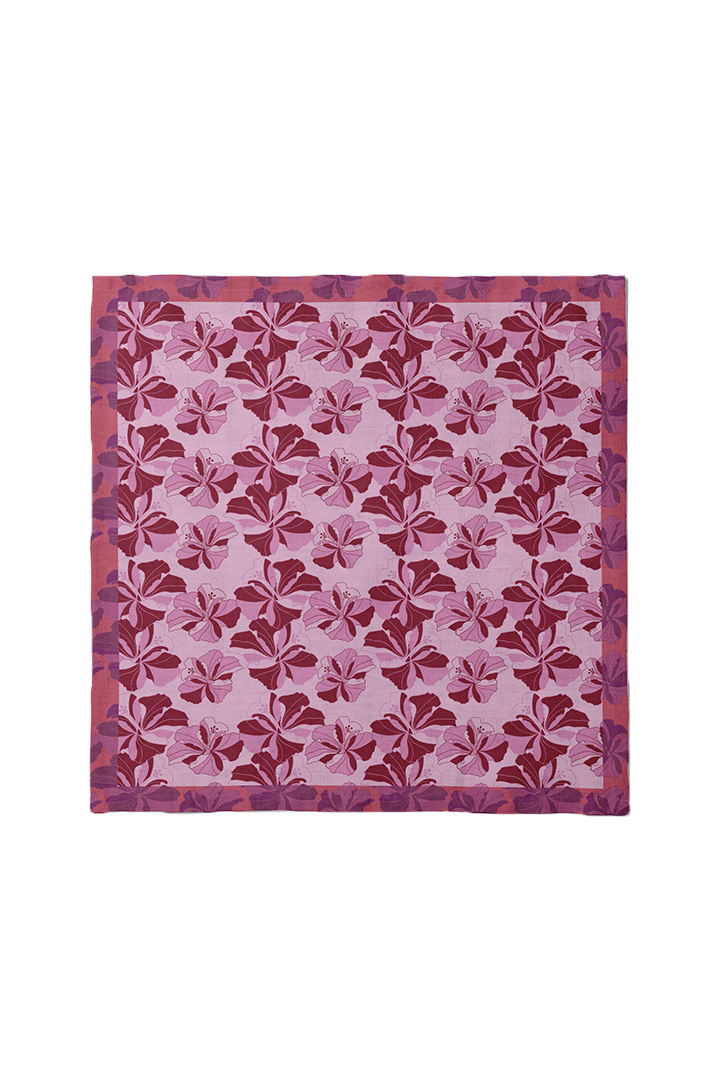 Tropical Cayena Napkin in Light Pink