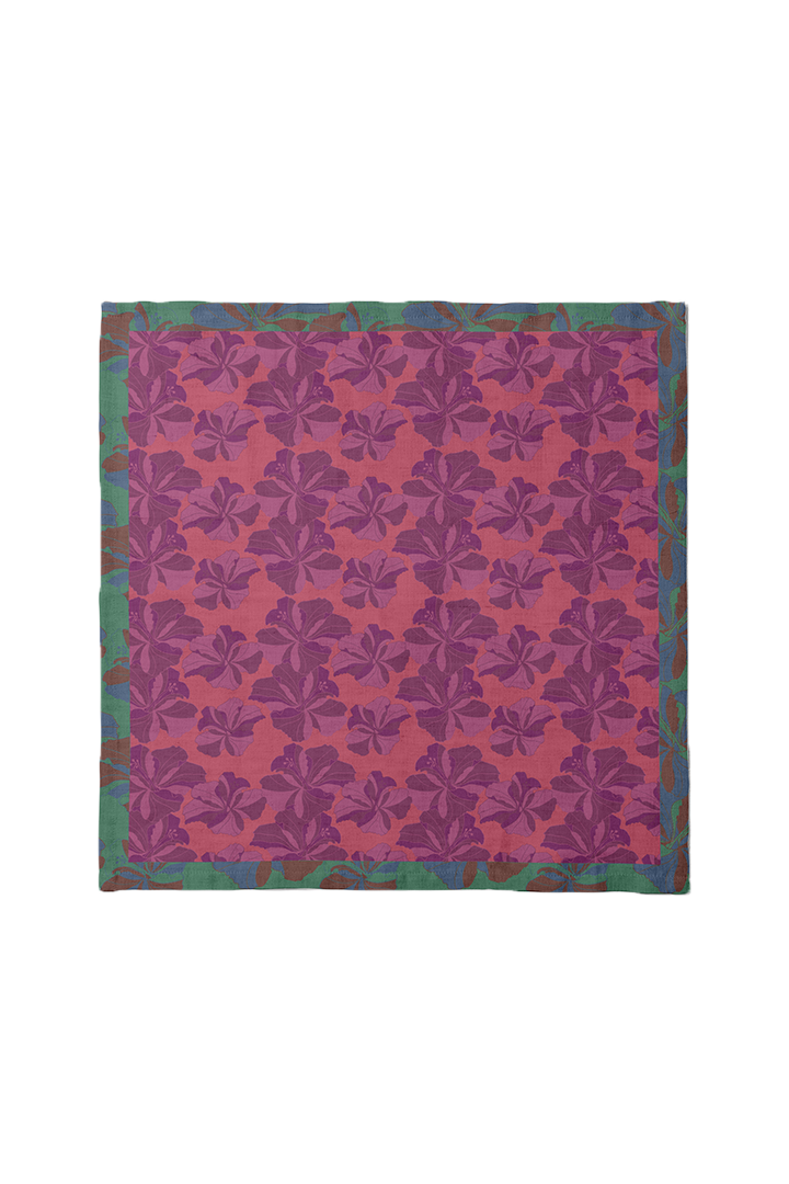 Tropical Cayena Napkin in Pink