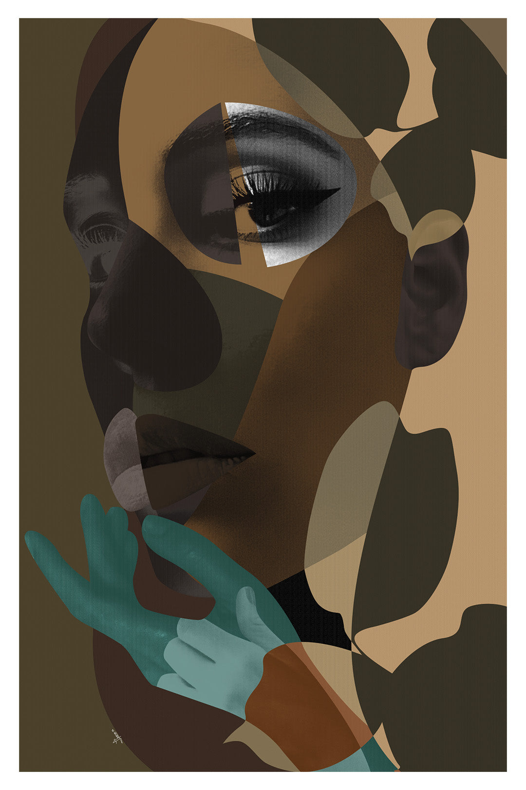 Unique Digital Artwork 'In The Garden'