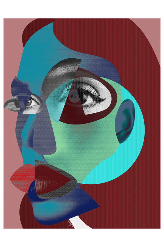 Unique Digital Artwork 'Diosa de la Presencia'