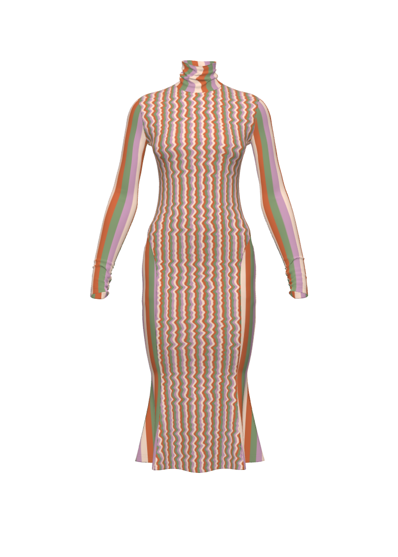Candy Turtleneck Dress
