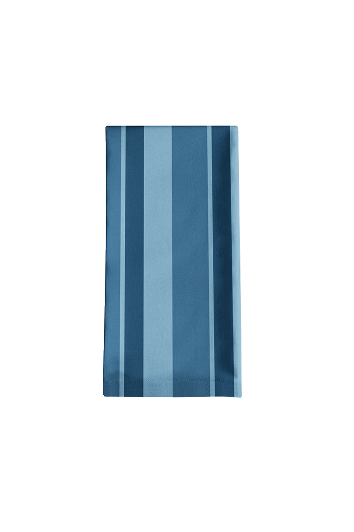 Tea Towel Candy Stripes in Blue