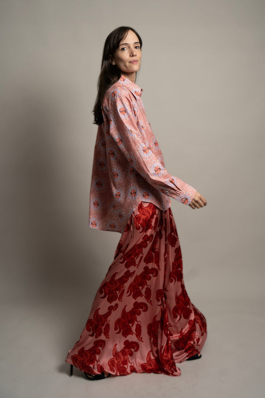 Nouveau Boldness Palazzo Pants