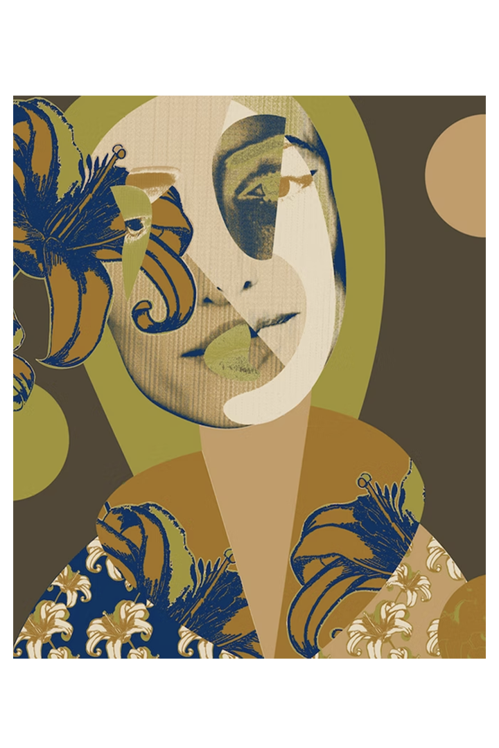 Limited Edition 'Fémina Vestida De Flores Tropicales  8/16' 2024