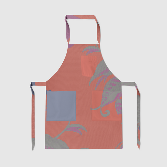 Apron Tropical Paissage in Pink