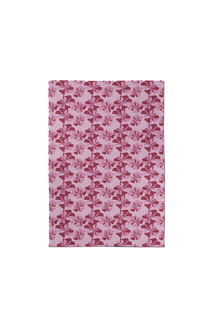 Tea Towel Tropical Cayena in Pink