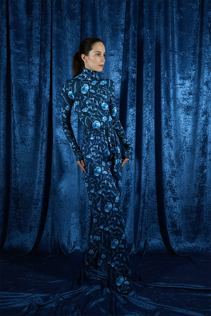 Raspberry Charm Garden Everyday Pants