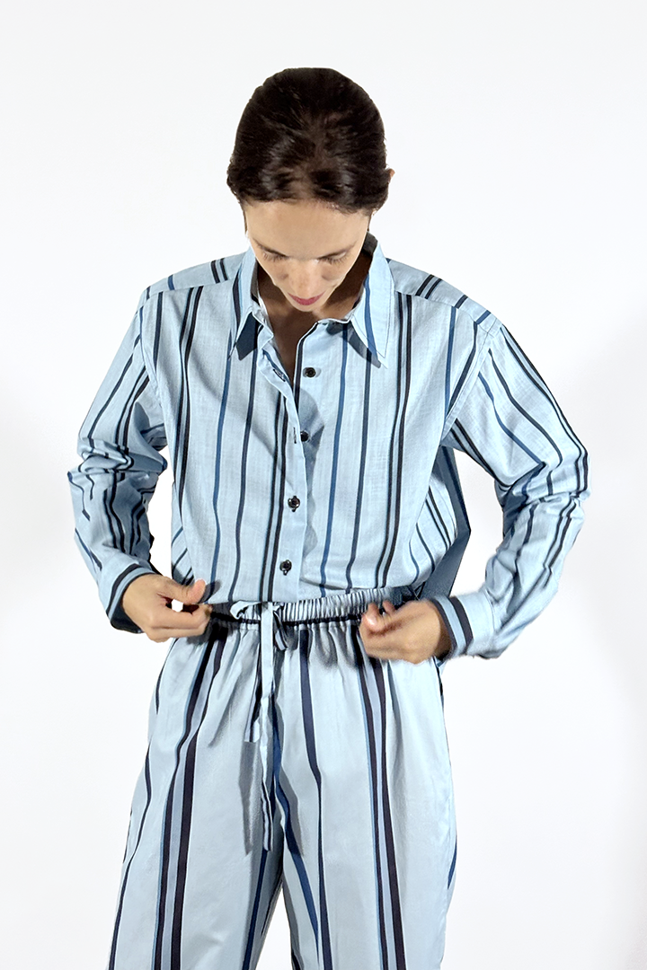 Sky Blue Oversize Shirt