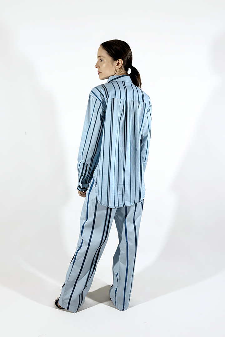 Sky Blue Oversize Shirt