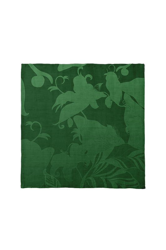 Tropical Paissage Green Napkin