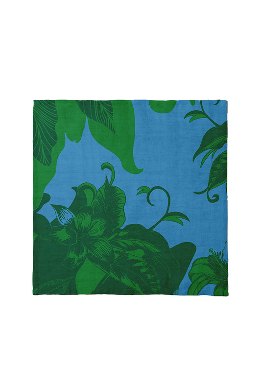 Tropical Paissage Green & Blue Napkin