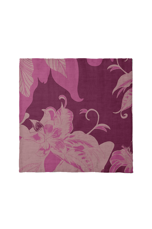 Tropical Paissage Pink Napkin
